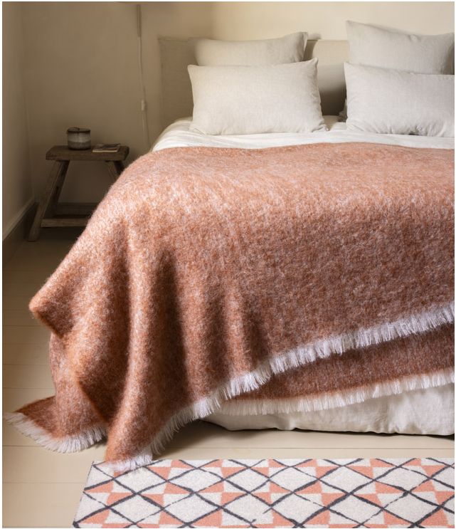 Couverture Mohair Givré