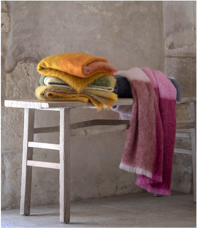 Plaid Mohair Dessins