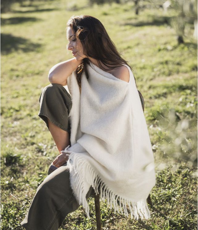 Poncho Baby Lama