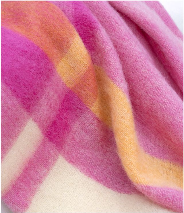 Plaid Mohair Dessins