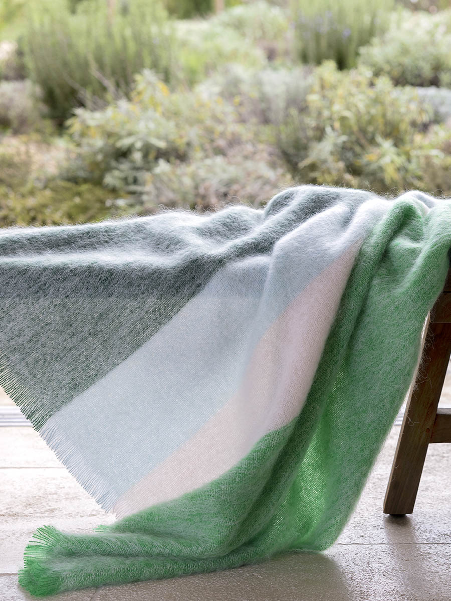 Plaid Mohair Taïga en mohair